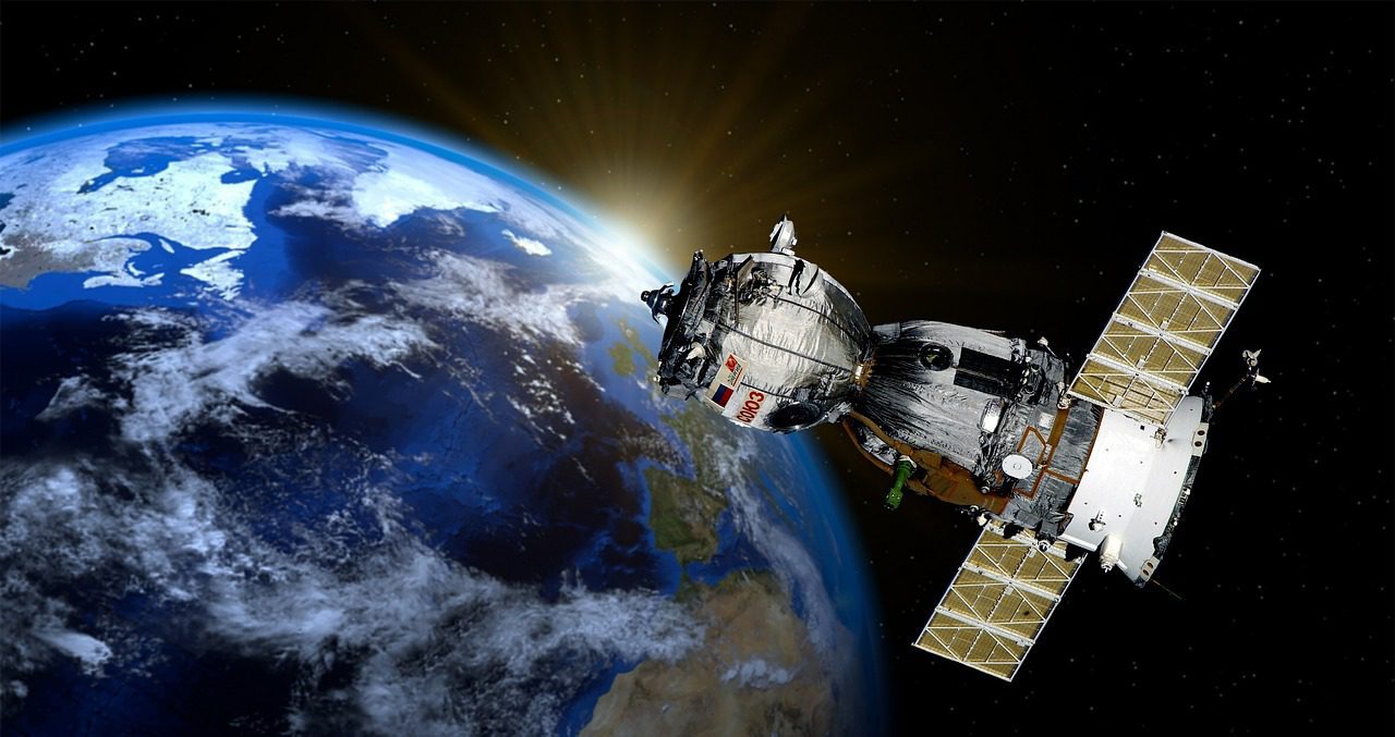 satellite, soyuz, spaceship, space station, aviation, space travel, space, space shuttle, solar cells, technology, science, research, satellite, satellite, satellite, satellite, satellite, space station